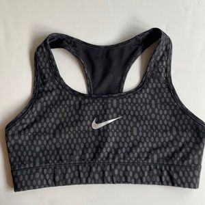 Nike spotted double lined sports bra unpadded size small
